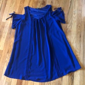 Royal Blue Sequin Hearts Dress